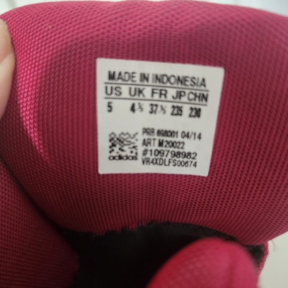 Adidas Climaheat PrimaLoft Snow Boots Sz 5 Pink Purple Insulated Winter Warm - Picture 12 of 16